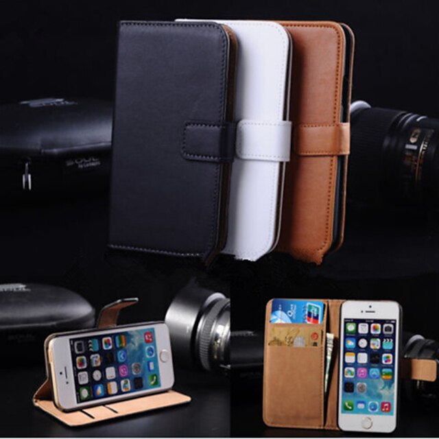  Case For iPhone 4/4S iPhone 4s / 4 Full Body Cases Hard PU Leather