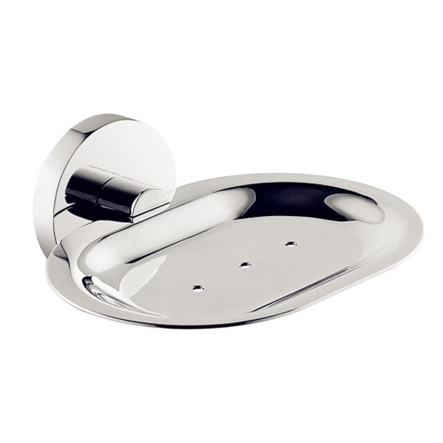  Soap Dishes & Holders Contemporary Stainless Steel 1 pc - Hotel bath