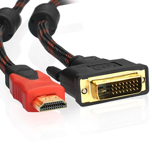  1м 3.28ft HDMI v1.4 с DVI 24 + 1 м / м кабель для PS3