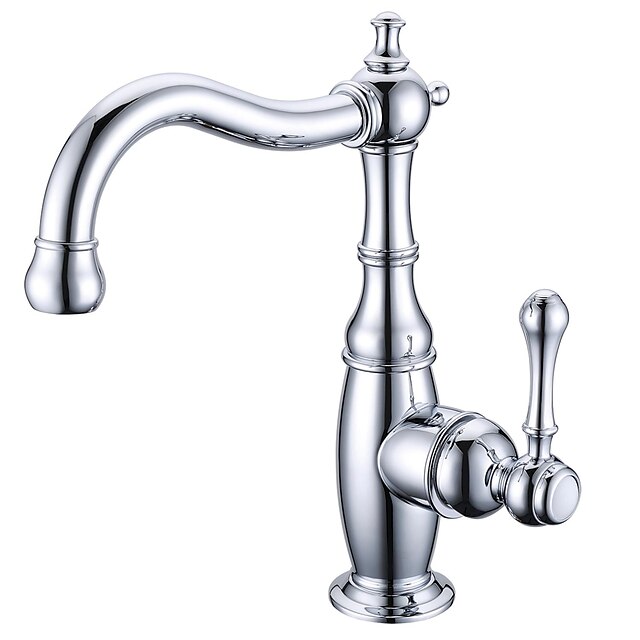  Robinet lavabo - Standard Chrome Set de centre 1 trou / Mitigeur un trouBath Taps / Laiton