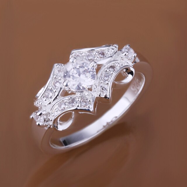  Dámské Prsten - stylové Šperky Stříbrná Pro Svatební Večírek