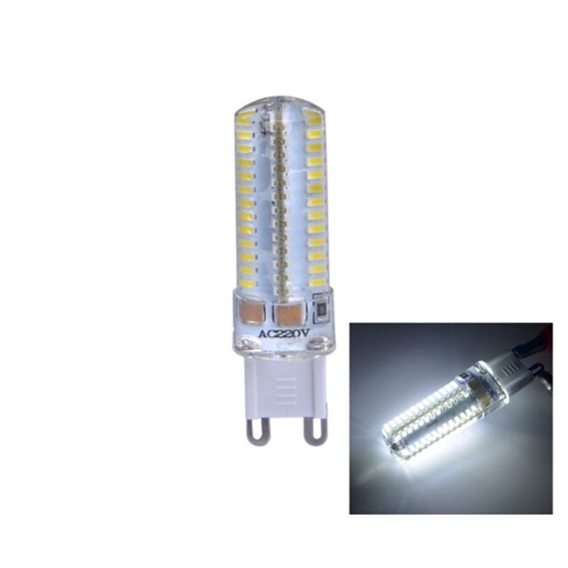  LED лампы типа Корн 330 lm G9 T 104 Светодиодные бусины SMD 3014 Естественный белый 220-240 V