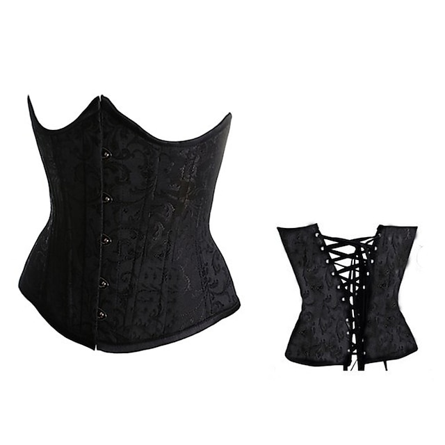  Corset Women's Corsets Special Occasion Casual White Black Corsets Sexy Solid Colored / Skinny