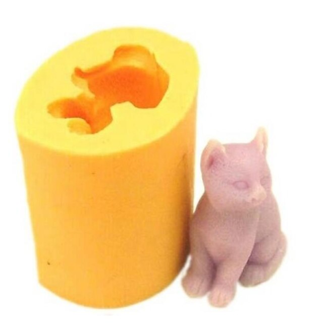  1pc Mold Eco-friendly Animal Silicone For Cake