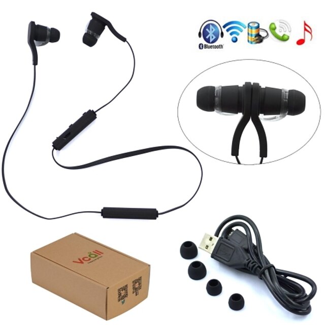  Headphone Bluetooth V3.0+ In Ear Canal Wireless Sport Headset  EDR EarBuds Stereo  for iPhone 6 iPhone 6 Plus