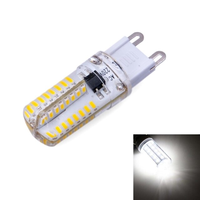  3 W LED-maïslampen 180 lm G9 T 64 LED-kralen SMD 3014 Natuurlijk wit 220-240 V 110-130 V
