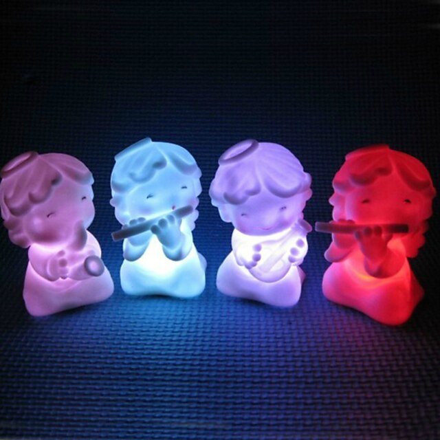  1pc LED Night Light Batterij Decoratief