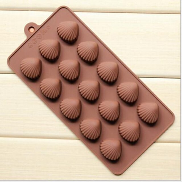  5 gaura matrite de ciocolata forma Xian bei arde tort de gheață jeleu, silicon 21,5 × 10,5 × 1,8 cm (8,5 × 4,1 × 0,7 inch)