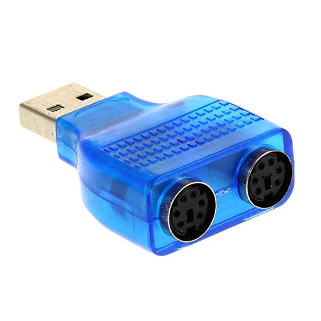  USB 2.0 de sex masculin pentru a PS / 2 adaptor