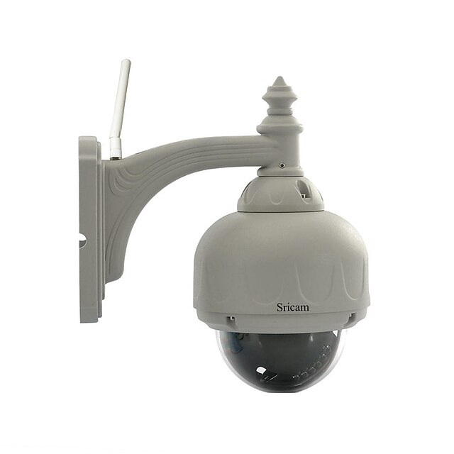  Sricam® PTZ Wireless WaterProof Outdoor IR P2P IP Camera With 3X Optical Zoom And IR-Cut Free P2P