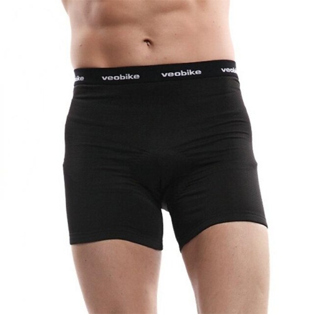  VEOBIKE Homens Cueca Boxer Acolchoada Moto Shorts Roupa interior Calças Respirável Secagem Rápida Esportes Inverno Roupa Roupa de Ciclismo