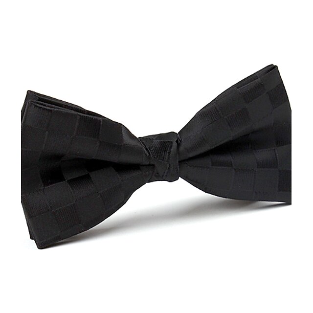  fiocco di seta nera cravatta