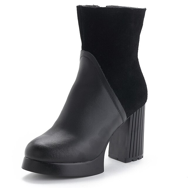  Women's Shoes Platform Chunky Heel  Ankle Boots