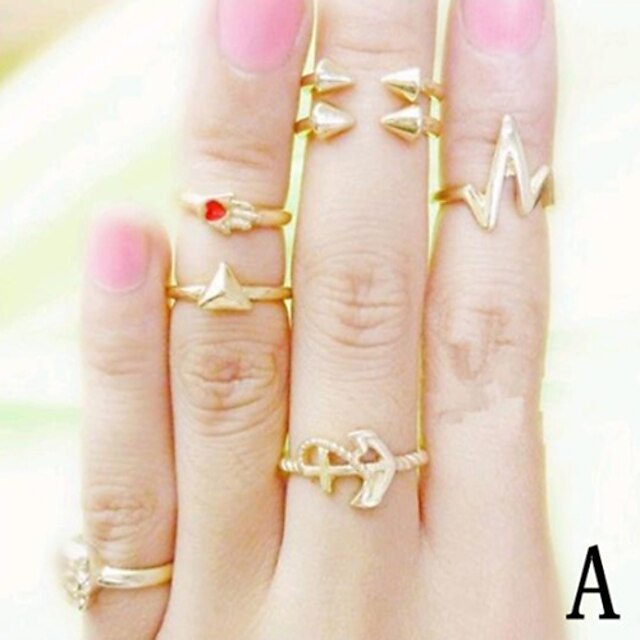  Women's - Gold Plated, Alloy 6 A / B / C For Wedding / Party / Daily