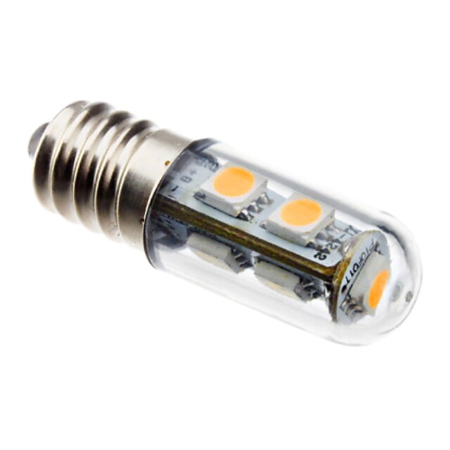  1db 1 W LED kukorica izzók 60 lm E14 T 7 LED gyöngyök SMD 5050 Dekoratív Meleg fehér 100-240 V / RoHs