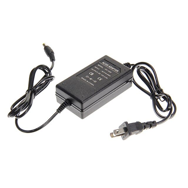  zdm 1pc dc12v 2a 24w us plug in desktop power adapter om ac110-240v, 50/60 hz