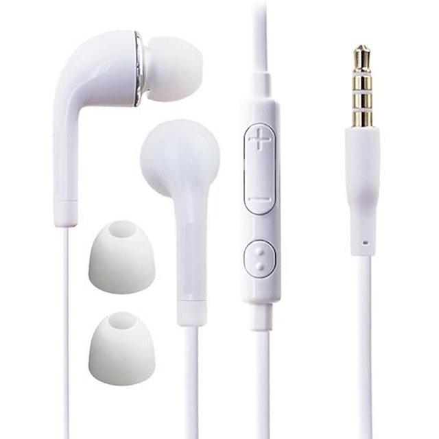  I øret Ledning Hovedtelefoner Plast Mobiltelefon øretelefon Med volumenkontrol / Med Mikrofon / Støj-isolering Headset