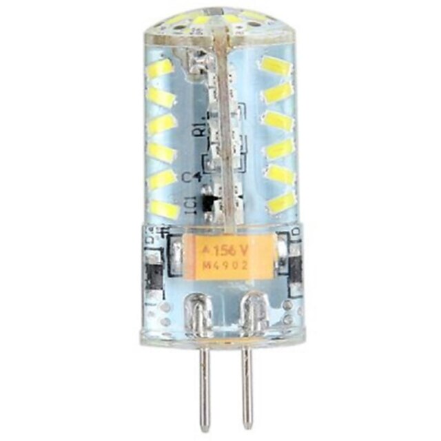  1 st 4 w silical gel g4 led lamp 57 smd 3014 ac / dc 12 v top verlichting voor thuis kroonluchter warm / koud wit