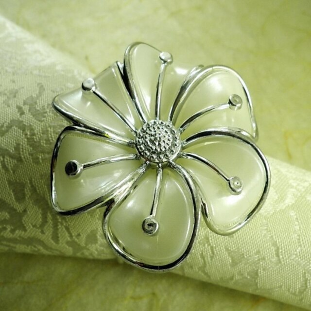  Glass Mini Napkin Ring Patterned Eco-friendly Table Decorations