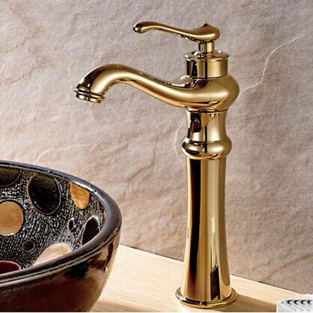  Lavandino rubinetto del bagno - Standard Ti-PVD Installazione centrale Uno / Una manopola Un foroBath Taps