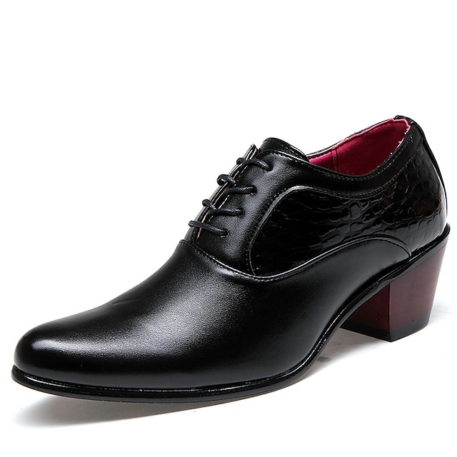  Bărbați Oxfords Pantofi de noutate Pantofi de confort Casual Birou și carieră Imitație Piele Negru Toamnă Primăvară / EU40