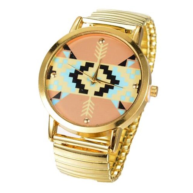  New Fashion Gold Watch  Women's watch Personality Stripes