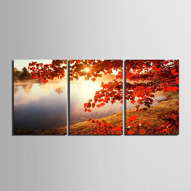  Classic Realism, Three Panels Horizontal Print Wall Decor Home Decoration