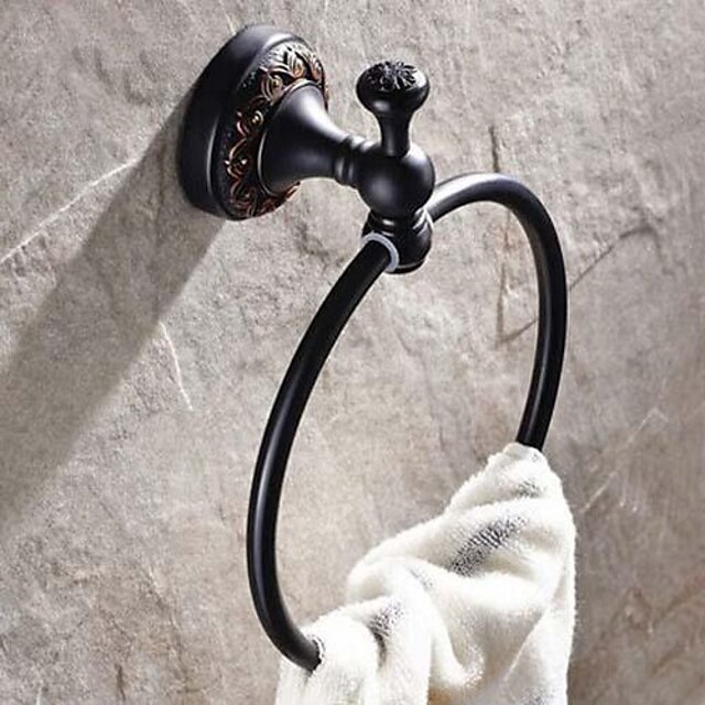  Towel Bar Antique Brass 1 pc - Hotel bath towel ring