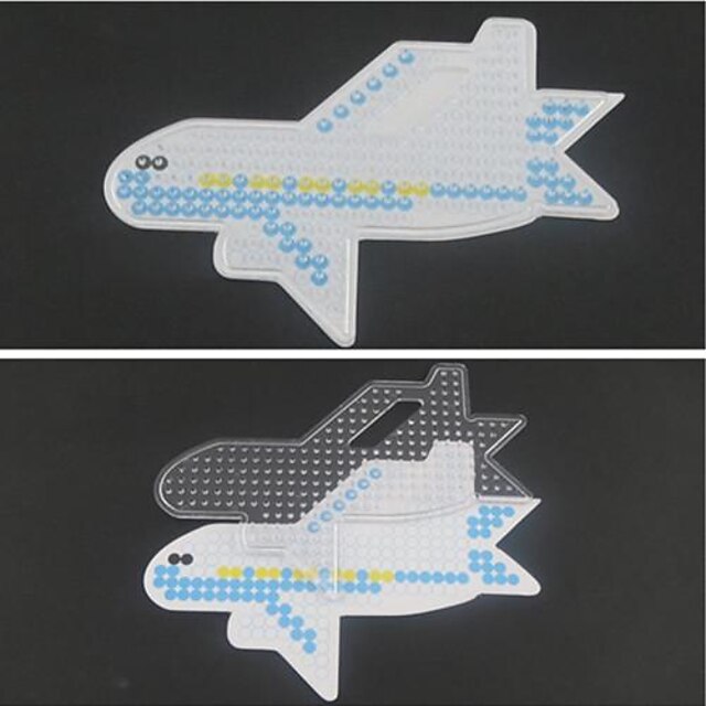  1pcs sjabloon duidelijke pegboard vliegtuig patroon voor 5mm hama kralen zekering kralen diy puzzel