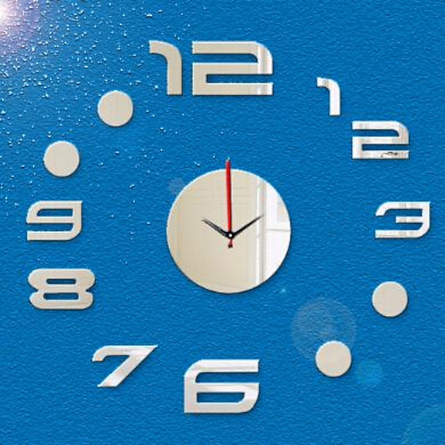  שעון קיר DIY 3d בסגנון מודרני במראה אופנת אקריליק החדש