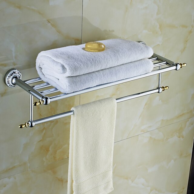  Mensola del bagno Ti-PVD A muro 62*23*15cm(24.4*9*5.9inch) Ottone Antico