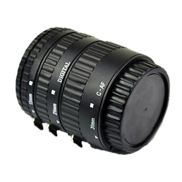  автофокус расширение макро трубка для Canon EOS EF EF-S с алюминием запеченный черный лак крепление