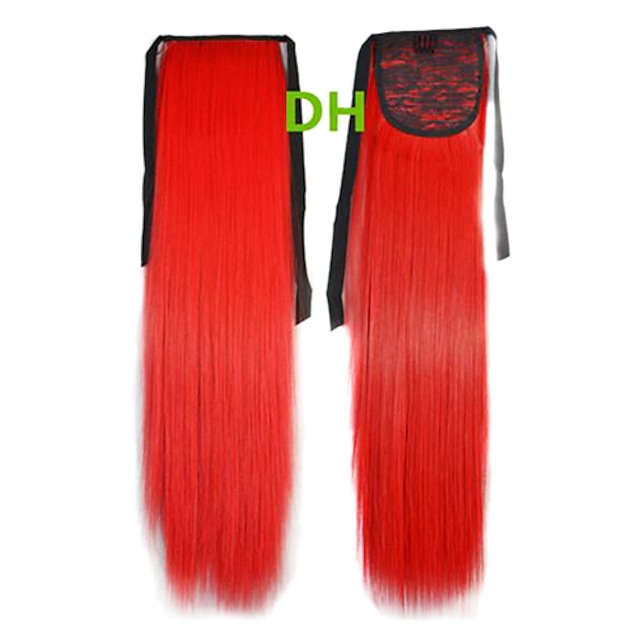  Горячий продавать Peny клипы Хвост Цвет волос Цветной Red Bar Наращивание волос Оптовая части волос