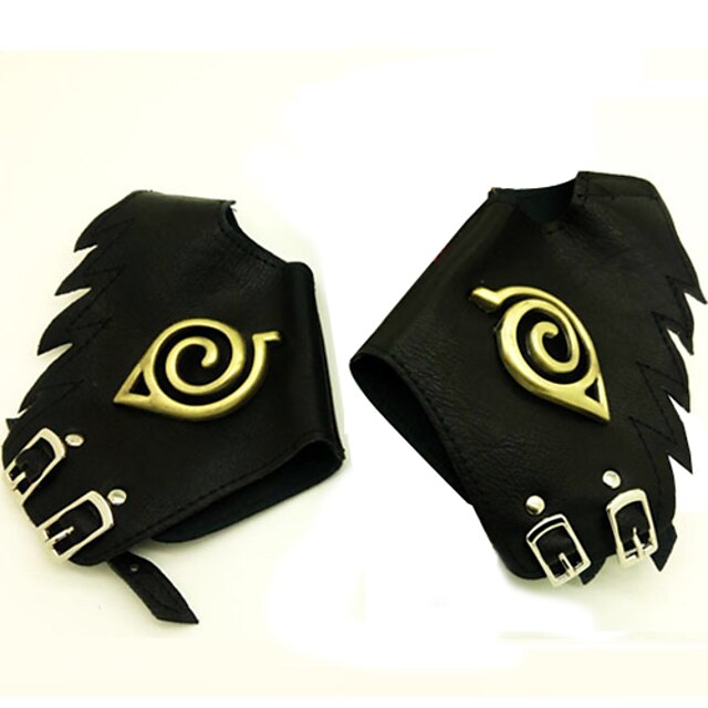  Konoha Symbol Cosplay Punk Gloves