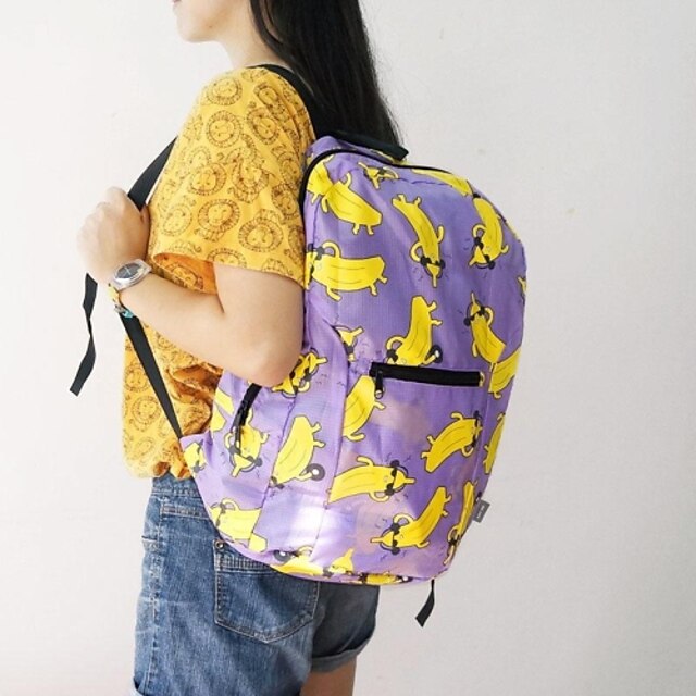  Unisex Bags Polyester Backpack for Casual Sports Winter Summer All Seasons Dark Red Lavender