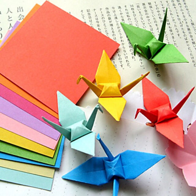  papercranes DIY älykkyys kehitys origami (100 sivua)