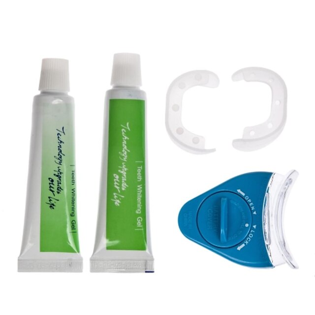  hvitt lys tannbleking tann gel whitener helse munnhygiene tannkrem kit
