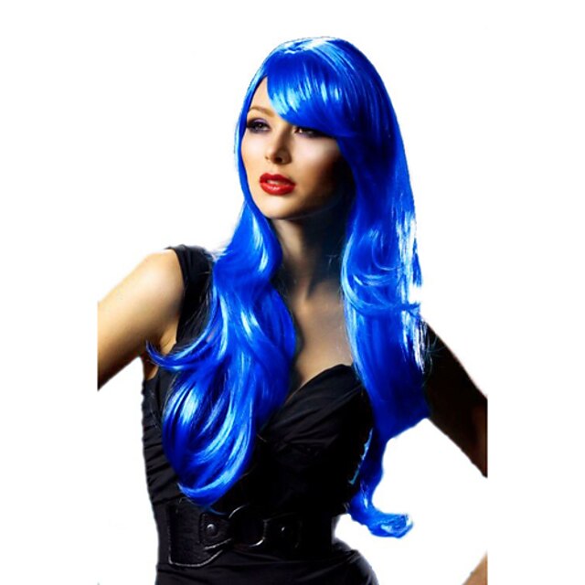  Fairy Tail Carnival Wendy Marvell Cosplay Wigs Women's Female 55CM Synthetic Fiber Anime Wig