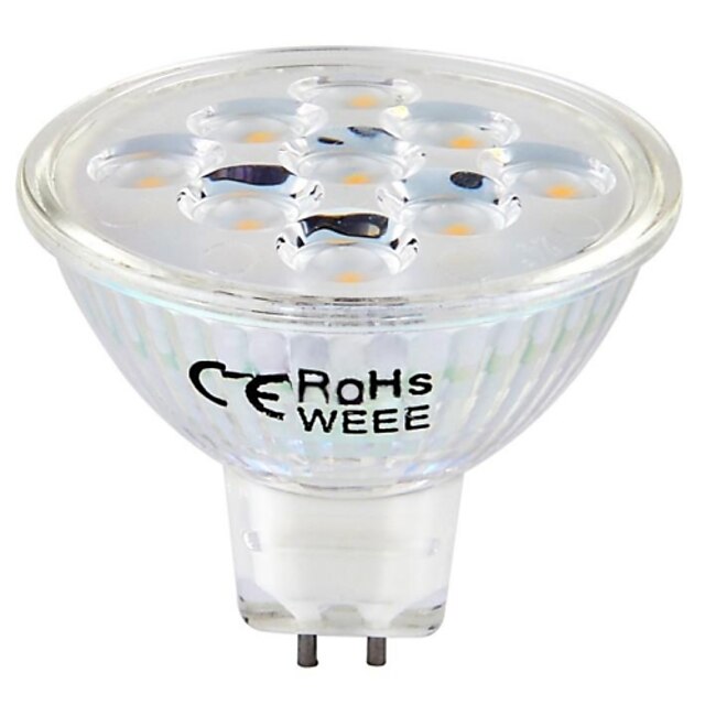  3W GU5.3(MR16) Żarówki punktowe LED 9 SMD 2835 300 lm Ciepła biel / Zimna biel DC 12 V