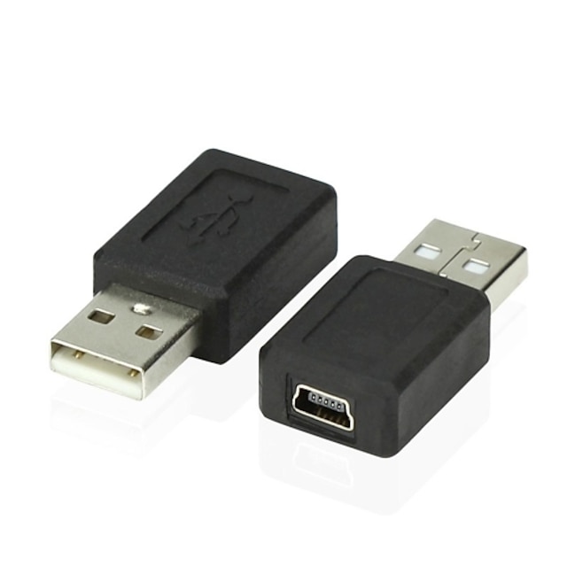  usb macho para mini USB 1pcs adaptador feminino