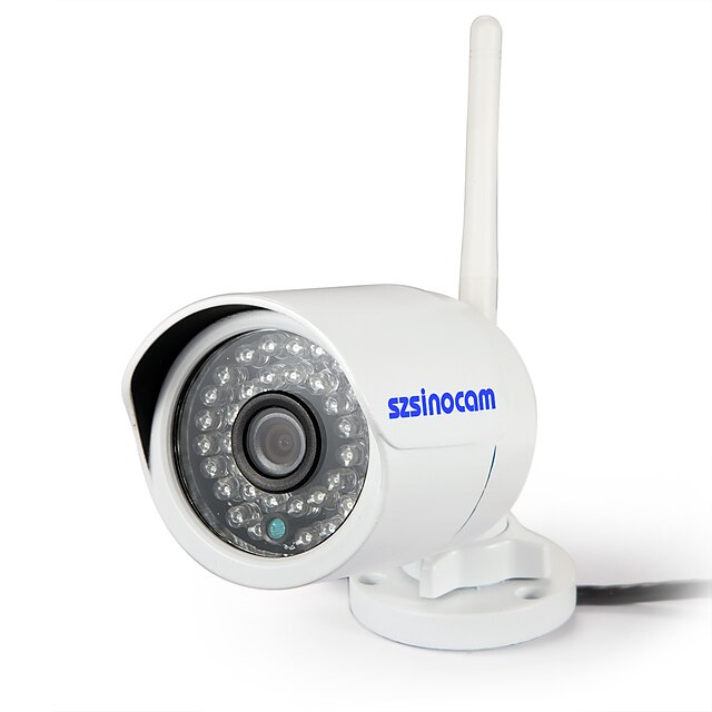  Sinocam® 1.0MP Onvif P2P WIFI IP Bullet Camera Support Video Push Optical Zoom In