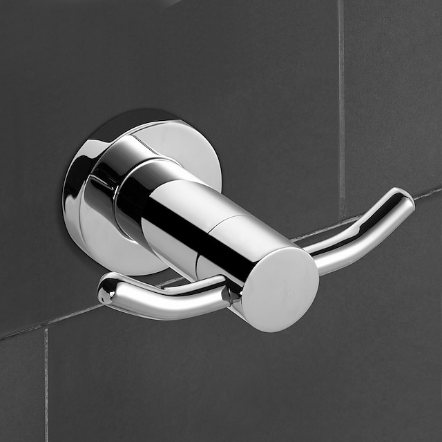  Robe Hook Cool Contemporary Brass 1pc - Bathroom / Hotel bath Wall Mounted