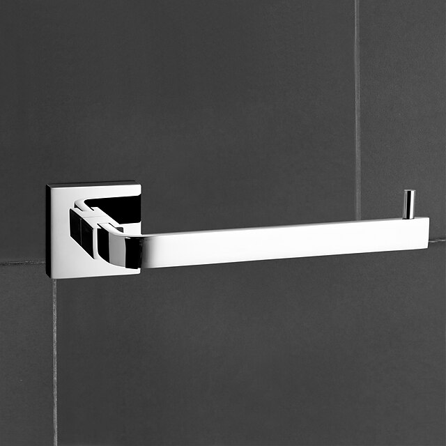  suportes de papel higiênico cool contemporâneo de latão 1 peça - banheiro / banheiro de hotel montado na parede