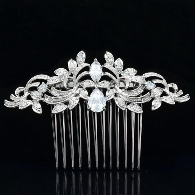  8.5cm Nobby haarkam tiara hoofddeksels bruiloft bruids sieraden voor de partij