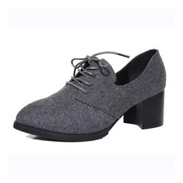  Women's  Shoes Smandy Pointed Toe  Chunky Heel Oxfords Shoes  More Colors available