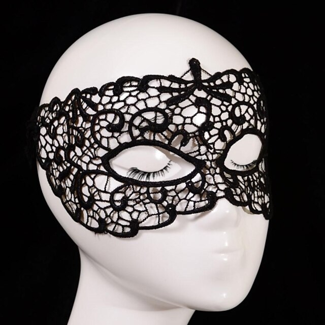  Wedding Décor Hot sales Black Sexy Lady Lace Mask Cutout Eye Mask for Masquerade Party Fancy Dress Costume