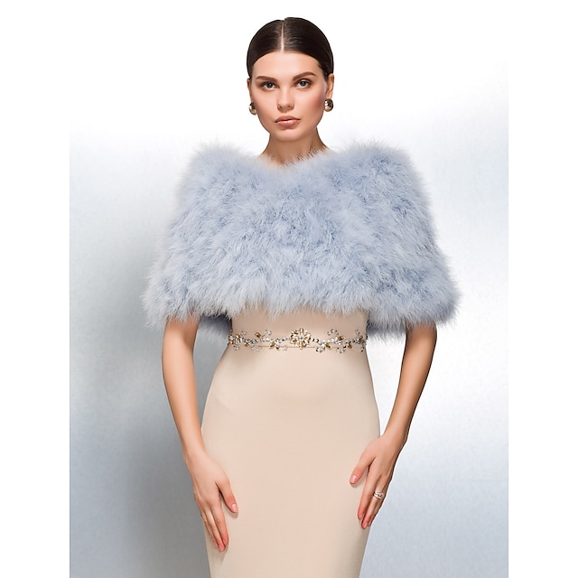  Shrugs Feather / Fur Wedding / Party Evening / Casual Wedding  Wraps / Fur Wraps With Smooth / Fur