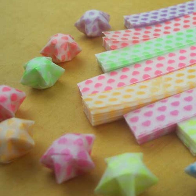  Luminous Star Origami Materials(27 Pieces/Bag)