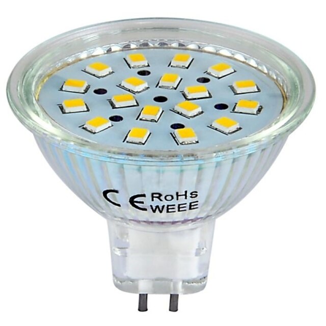  3W GU5.3(MR16) LED szpotlámpák 18 SMD 2835 260 lm Meleg fehér / Hideg fehér DC 12 V