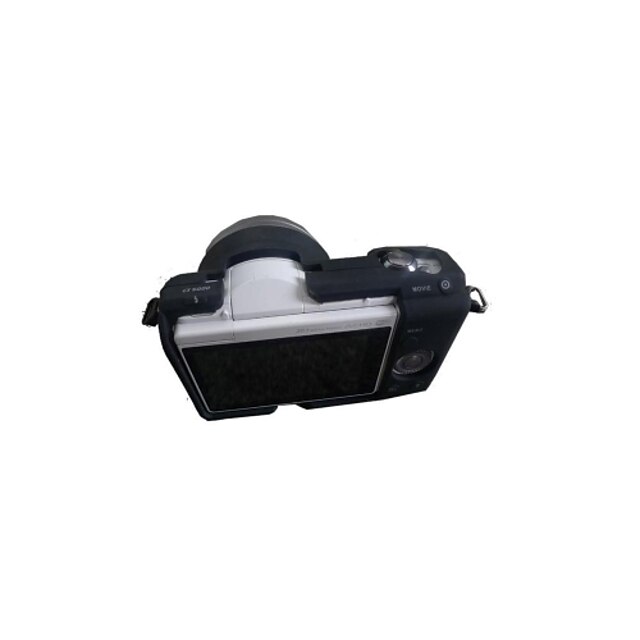  dengpin® armadura de silicone macio câmera de borracha pele saco caso capa para Sony Alpha A5000 a5100 ILCE-5100l ILCE-5000l